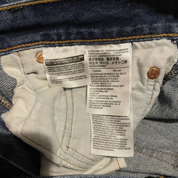 Levi's Blue Boyfriend Jeans - Picture 4 of 6